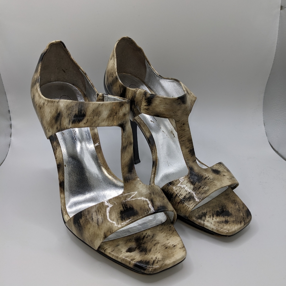 Jessica Simpson tortoise high heel sandal SIZE 9